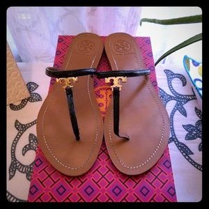 Tory Burch Saffino T-Logo Sandals